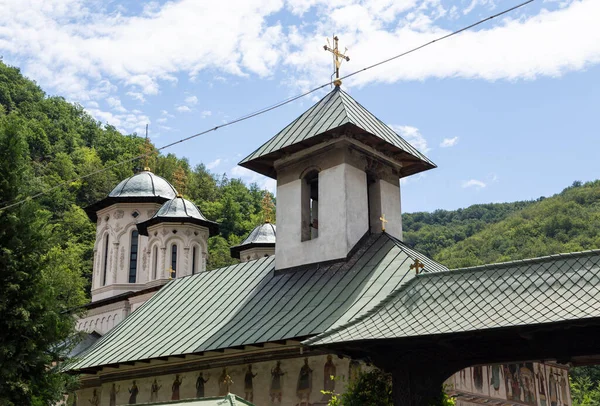 Lainici Bumbesti Jiu Romania July 2022 View Lainici Monastery Lainici — Φωτογραφία Αρχείου