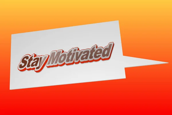 İlham verici motivasyon alıntısı. Kırmızı ve turuncu soyut arka planda konuşma baloncuğu ile motive olun.. 