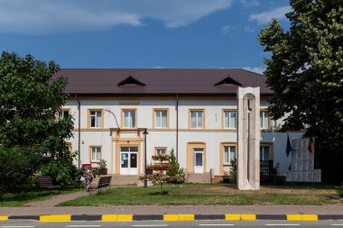 Novaci, Gorj County, Romania  July 24, 2022:  City hospital Novaci, Gorj, Romania