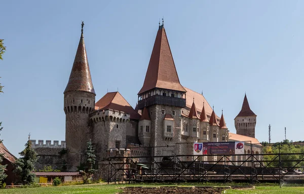 Hunedoara Hunedoara County July 2022 View Hunedoara Castle Also Known — Foto Stock