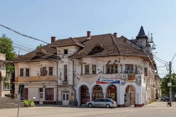 Hunedoara Hunedoara County July 2022 Old Buildings Old Area City — Zdjęcie stockowe