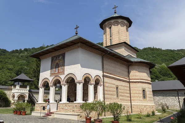 Polovragi Gorj County Romania July 2022 Orthodox Church Polovragi Monastery — Photo