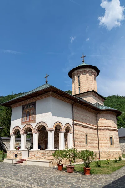 Polovragi Gorj County Romania July 2022 Orthodox Church Polovragi Monastery — Photo