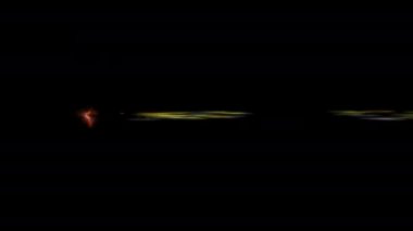 Realistic red 4k gun shot muzzle flashes  isolated on black background with alpha channel