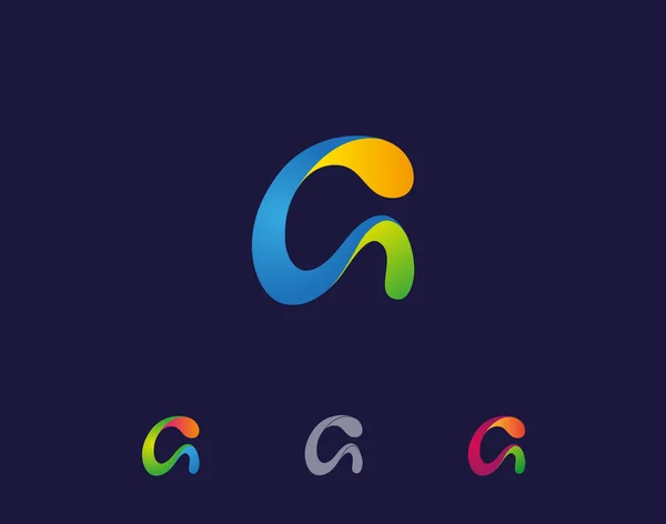 Brief logo een — Stockvector