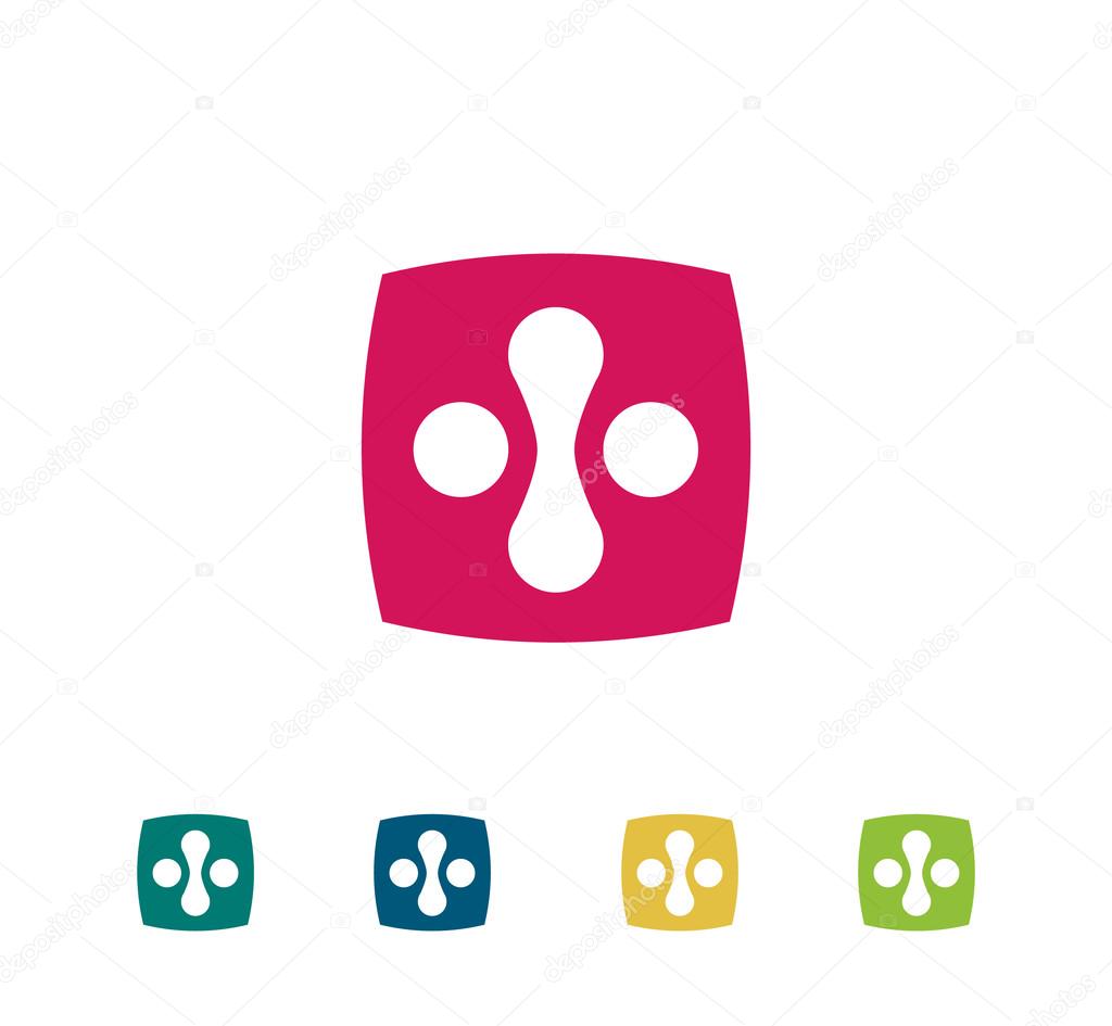 Easily editable logo medical