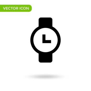 clock icon. minimal and creative icon isolated on white background. vector illustration symbol mark.