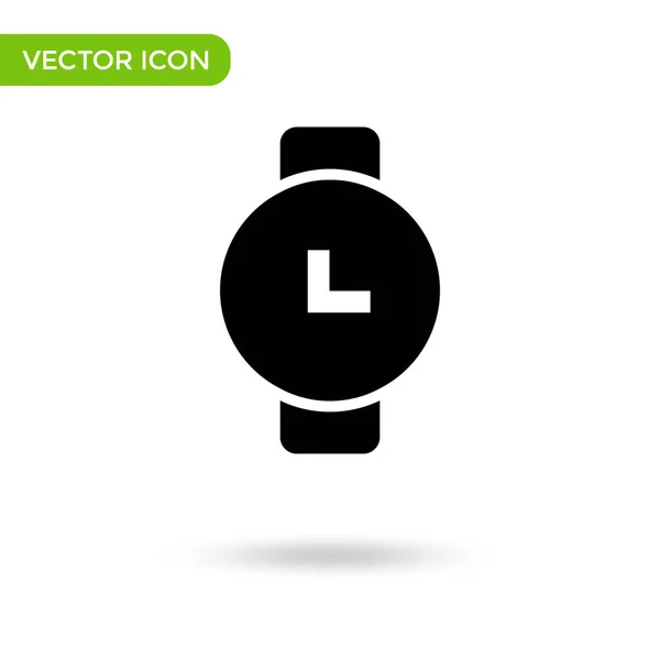 Clock Icon Minimal Creative Icon Isolated White Background Vector Illustration — Wektor stockowy