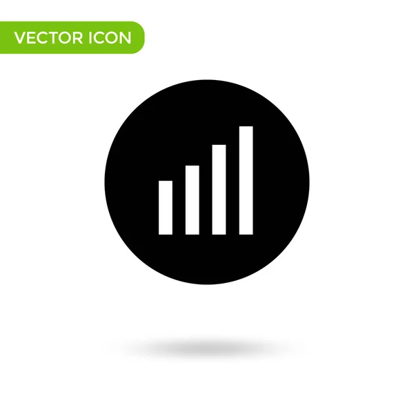 Signal Icon Minimal Creative Icon Isolated White Background Vector Illustration — Vetor de Stock