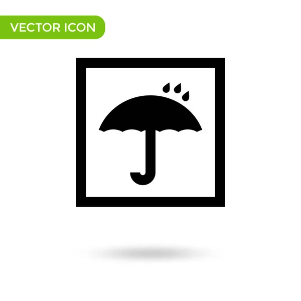 Иконка Зонтичной Логистики Минимальный Творческий Значок Белом Фоне Векторная Иллюстрация — стоковый вектор