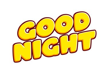 İyi geceler. Elle çizilmiş tipografi poster. T gömlek el kaligrafi tasarım aydın. İlham verici vektör tipografi..