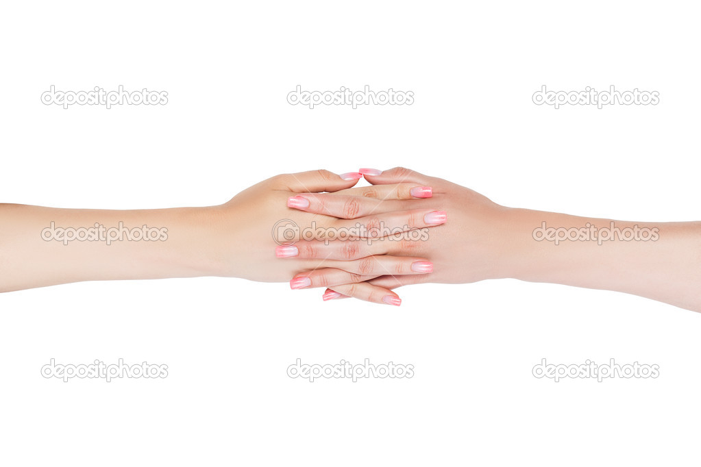 Beautiful female hands.