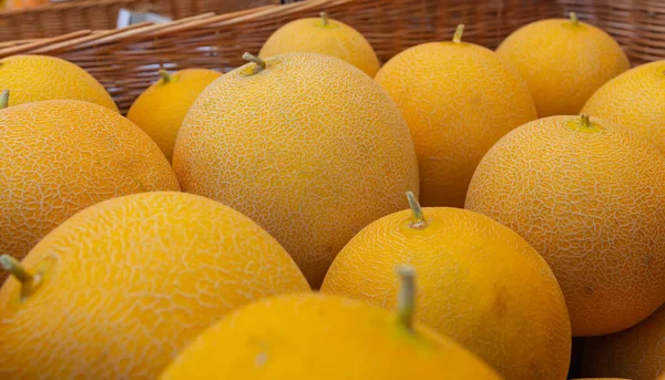 Melt Markt Vers Sappig Fruit Voedsel Uit Natuur Voor Een — Stockfoto