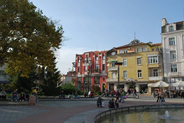 Centrum Miasta Płowdiw Bułgaria — Zdjęcie stockowe