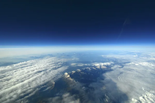 Aerial view of clouds and sky. — Stock Photo, Image