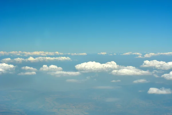 Luftaufnahme von Wolken und Himmel. — Stockfoto