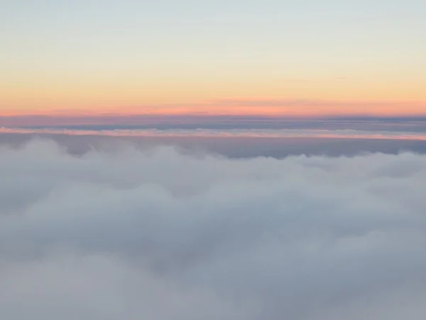 Luftaufnahme von Wolken und Himmel — Stockfoto