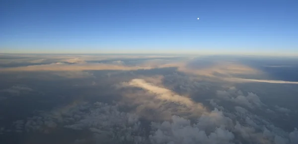 Aerial view of clouds and sky Stock Picture