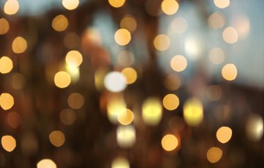 Tasarım ve dekorasyon için koyu renkli bokeh arkaplanı.