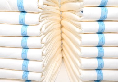 Disposable diapers for adults. Diapers for urinary incontinence.