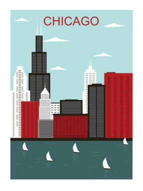 Chicago şehir.