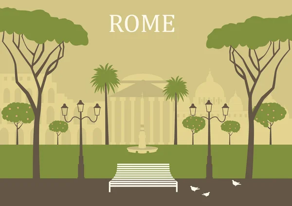 Park in Rome — Stockfoto