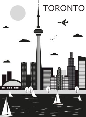 Toronto şehir. Kanada.