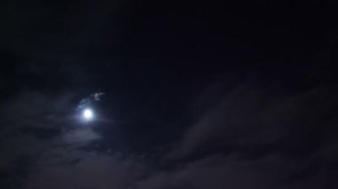 gökyüzü moon timelapse
