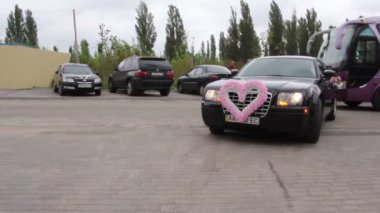 lüks evlilik araba sürücüleri için kamera