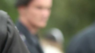 Geveze gönderilen polis walky ile