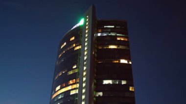 gece iş merkezi timelapse