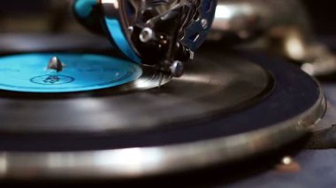 fonograf yakın çekim