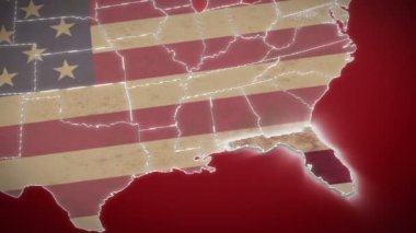 Florida USA Haritası