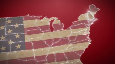 ABD haritasında New Hampshire