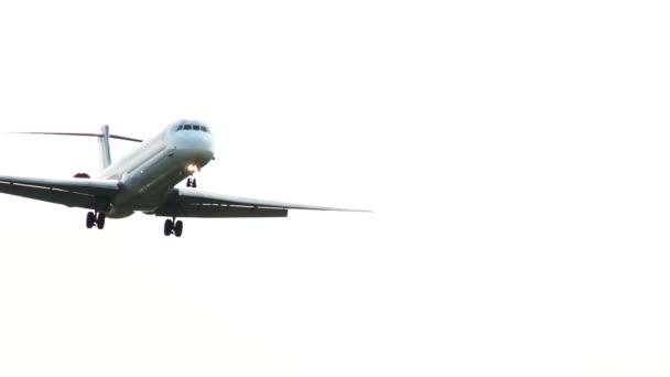 Сияющие самолёты — стоковое видео