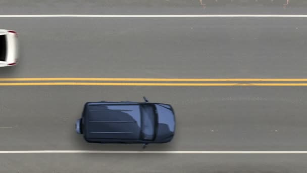 Accident de voiture vue de dessus 