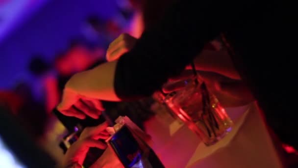 Bar Club — Stok video