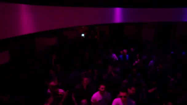 Світло сплеск в клубі — стокове відео