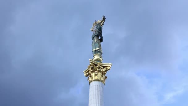 Mulher estátua timelapse — Vídeo de Stock