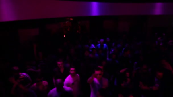 Luce spruzzata nel night club — Video Stock