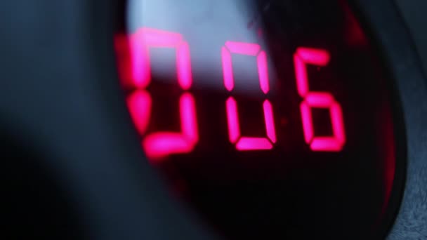 Digitaler Timer-Countdown — Stockvideo