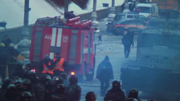 Eventi rivoluzionari su Majdan — Video Stock