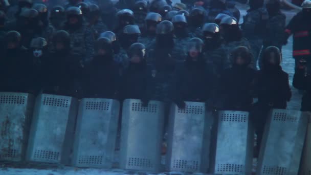 Revolusi peristiwa di Majdan — Stok Video