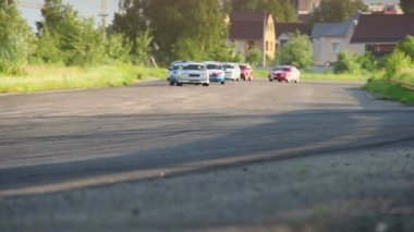 Racecars yarış başlar