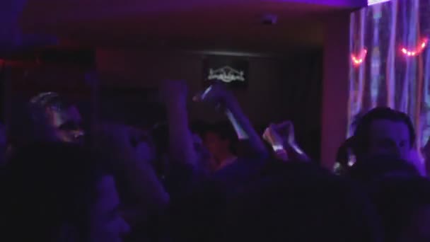 Nightclub atmosphere — Stock Video