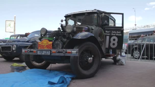 Modèle Ford a tudor deluxe — Vídeo de Stock