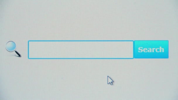 Аренда авто - запрос на поиск в браузере — стоковое видео