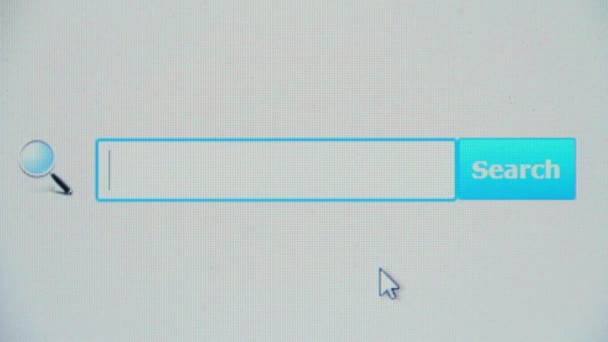 Aplikacje - kwerendy wyszukiwania przeglądarki — Wideo stockowe