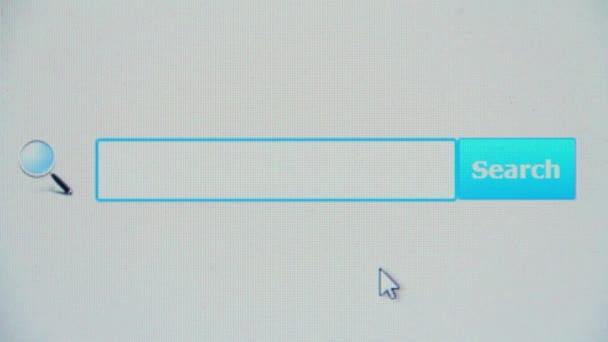Ventas - consulta de búsqueda del navegador — Vídeo de stock