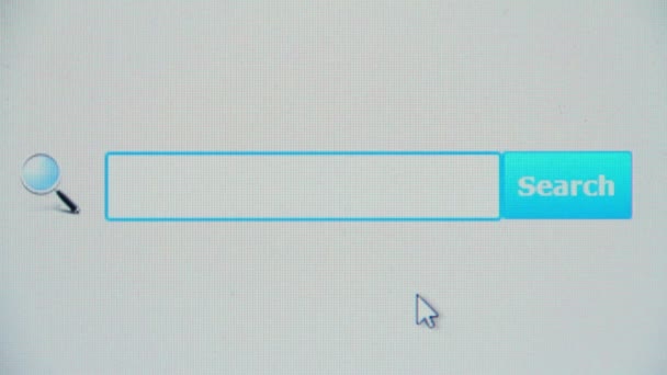 Människor - webbläsare sökfråga — Stockvideo